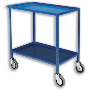 Tray Trolley 2 Tier Blue