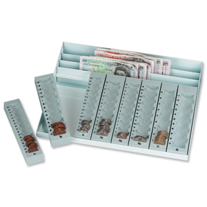 Coin Tray and Banknote Holder Metal Base and Styrene Trays Ident: 558G
