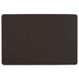 Durable Desk Mat Contoured Edge W650xD520mm Black Ref 7103/01