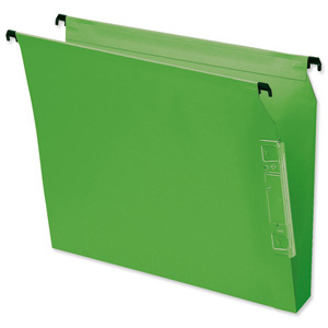 Esselte Pendaflex Lateral File Kraft 205gsm Square-base Capacity 30mm W330mm Green Ref 93671 [Pack 25] Ident: 213A