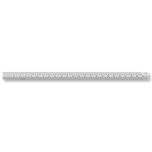 Linex Ruler Stainless Steel Imperial and Metric with Conversion Table 600mm Ref Lxesl60 Ident: 109D