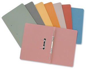 Guildhall Transfer Spring Files 315gsm Capacity 38mm Foolscap Grey Ref 348-GRYZ [Pack 50]