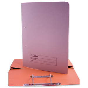 Guildhall Transfer Spring Files with Inside Pocket 315gsm 38mm Foolscap Buff Ref 349-BUFZ [Pack 25] Ident: 199B