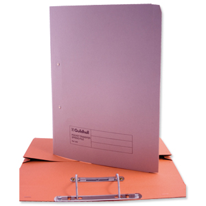 Guildhall Transfer Spring Files with Inside Pocket 315gsm 38mm Foolscap Buff Ref 349-BUFZ [Pack 25]