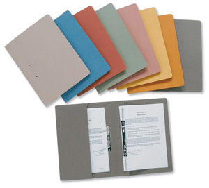 Guildhall Transfer Spring Files with Inside Pocket 315gsm 38mm Foolscap Red Ref 349-REDZ [Pack 25] Ident: 199B