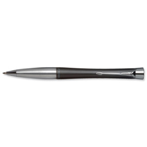 Parker Urban Ball Pen with Blue Ink and Twist-action for Standard Refills Matt Black Ref S0792370 Ident: 88D