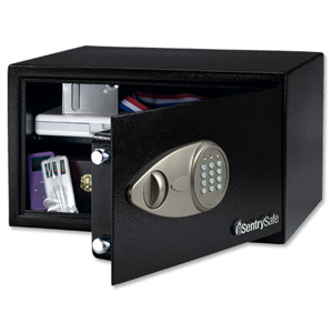 Sentry X105 Security Safe Electronic Lock 4mm Door 2mm Walls 30.1 Litre 13.2kg W430xD370xH225mm Ref X105 Ident: 562D