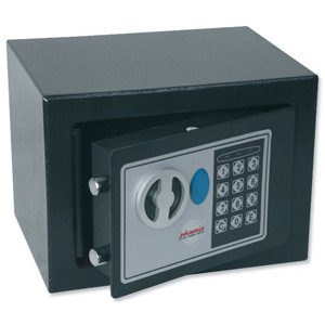 Phoenix Compact Safe Home or Office Electronic Lock 4L Capacity 5kg W230xD170xH170mm Ref SS0721E Ident: 563C