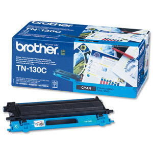 Brother Laser Toner Cartridge Page Life 1500pp Cyan Ref TN130C