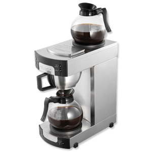 Burco Filter Coffee Maker with Warming Plate and Indicator Light Capacity 14 Cups 1.7 Litres Ref BR7000 Ident: 634B