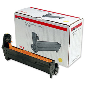 OKI Laser Drum Unit Page Life 17000pp Yellow [for C5100 5200 5300 5400] Ref 42126605
