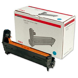 OKI Laser Drum Unit Page Life 17000pp Cyan [for C5100 5200 5300 5400] Ref 42126607