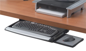 Fellowes Office Suites Deluxe Keyboard Manager Height-adjustable and Movable Mouse Tray Ref 8031201 Ident: 735G