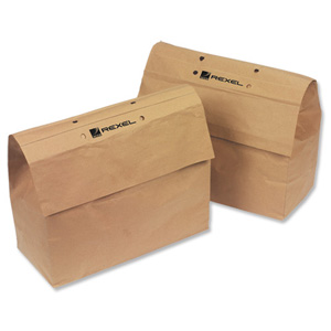 Rexel Mercury Shredder Bags Paper W370xD170xH280mm [for RSS2030 RSX1630 RSM1130] Ref 2102063 [Pack 20] Ident: 653E