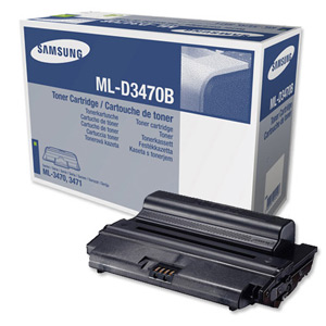 Samsung Laser Toner Cartridge High Yield Page Life 10000pp Black Ref ML-D3470B/EUR Ident: 833W
