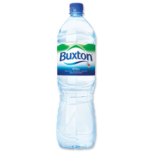 Buxton Natural Mineral Water Bottle Plastic 1.5 Litre Still Ref A02761 [Pack 6] Ident: 623E