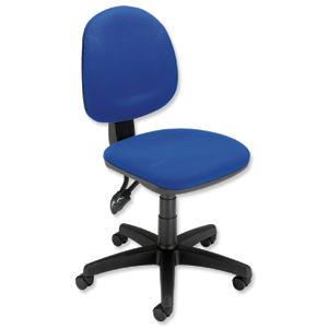 Trexus Plus Medium Back Chair Permanent Contact W460xD450xH480-590mm Back H400mm Blue Ident: 395B