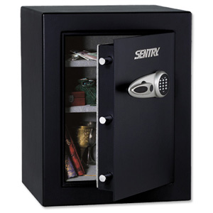Sentry Security Safe Electronic Lock 6mm Door Plate 3mm Wall 88.5kg W551xD502xH704mm Ref T8 331 Ident: 562E