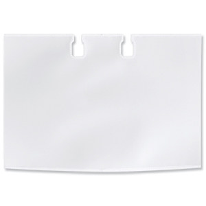 Durable Business Card Pocket for Visifix Transparent Ref 2418/19 [Pack 40]