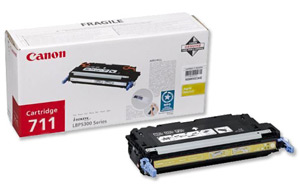 Canon 711Y Laser Toner Cartridge Page Life 6000pp Yellow [for LBP-5360] Ref 1657B002