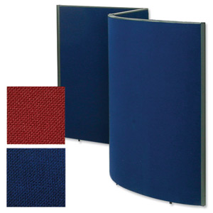 Trexus Plus Curved Screen Radius 800xD52xH1500mm Royal Blue Ident: 447B