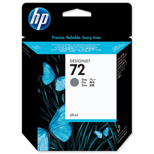 Hewlett Packard [HP] No. 72 Inkjet Cartridge 69ml Grey Ref C9401A