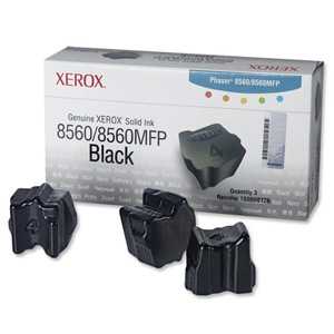 Xerox Ink Sticks Solid Page Life 3400pp Black Ref 108R00726 [Pack 3]