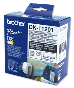 Brother Label Continuous Paper Tape 62mmx30.48m White Ref DK22205 Ident: 728A