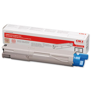 OKI Laser Toner Cartridge Page Life 2500pp Black Ref 43459324