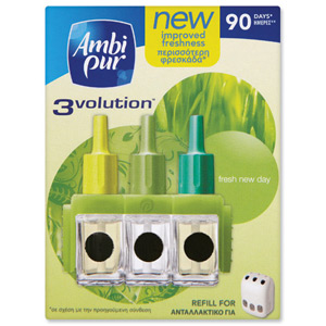 Ambi-Pur 3volution Refill for Fragrance Unit Fresh New Day Ref 92978 Ident: 606E