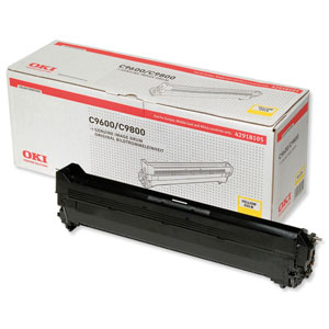 OKI Laser Drum Unit Page Life 30000pp Yellow Ref 42918105