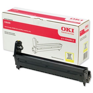 OKI Laser Drum Unit Page Life 20000pp Yellow Ref 43449013 Ident: 828B