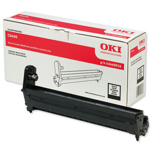 OKI Laser Drum Unit Page Life 20000pp Black Ref 43449016