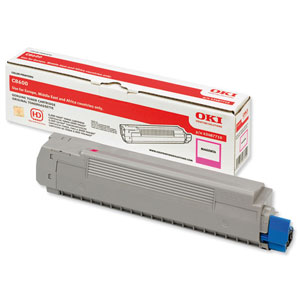 OKI Laser Toner Cartridge Page Life 6000pp Magenta Ref 43487710 Ident: 828B