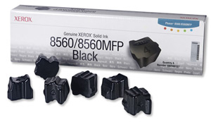 Xerox Ink Sticks Solid Page Life 6800pp Black Ref 108R00727 [Pack 6] Ident: 834N