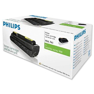 Philips Laser Toner Cartridge and Drum Unit Page Life 5000pp Black Ref PFA741
