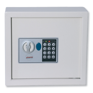 Phoenix 0031 Key Safe Electronic with Fixings Keyrings and Tags 30 Keys 6kg W300xD100xH280mm Ref KS0031