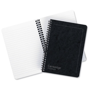 Europa Notemaker Book Sidebound Ruled 80gsm 120 Pages A5 Black Ref 4852Z [Pack 10] Ident: 41E