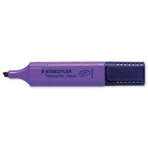 Staedtler Textsurfer Classic Highlighter Inkjet-safe Line Width 2.5-4.7mm Purple Ref 3646 [Pack 10] Ident: 99D