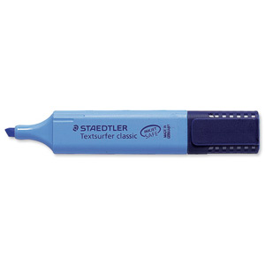 Staedtler Textsurfer Classic Highlighter Inkjet-safe Line Width 2.5-4.7mm Blue Ref 3646 [Pack 10] Ident: 99D