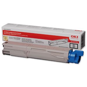 OKI Laser Toner Cartridge Page Life 2500pp Black Ref 43459332