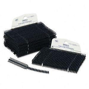 GBC ProClick Binding Spine Combs Wraparound 20 per Pack 8mm A4 Black Ref 2515712 [Pack 5] Ident: 709E