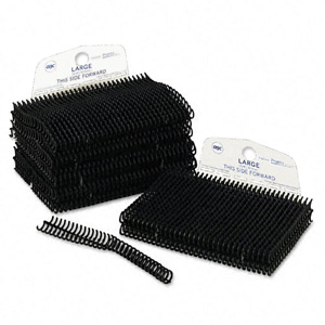 GBC ProClick Binding Spine Combs Wraparound 20 per Pack 16mm A4 Black Ref 2515714 [Pack 5] Ident: 709E