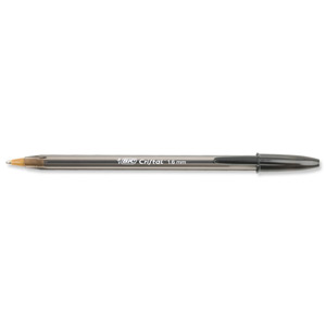 Bic Cristal Large Ballpoint Pen Broad Nib 1.6mm Line Width 0.8mm Black Ref 880648 [Pack 50] Ident: 84C