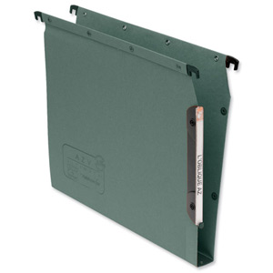 Elba Ultimate Suspension File Lateral Manilla 30mm Base 240gsm A4 Green Ref 100330510 [Pack 25] Ident: 213C