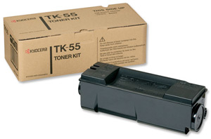 Kyocera TK-55 Laser Toner Cartridge Page Life 15000pp Black Ref 370QC0KX Ident: 821C