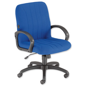 Trexus Lumb-Air Managers High Back Armchair Back H540mm W510xD460xH440-540mm Blue Ref SP9085BL Ident: 404C