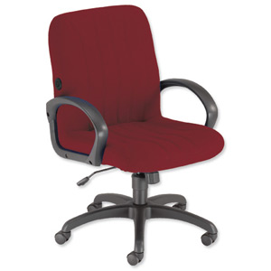 Trexus Lumb-Air Managers High Back Armchair Back H540mm W510xD460xH440-540mm Burgundy Ref SP9085BU Ident: 404C