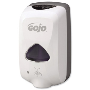 Gojo TFX Foam Soap Dispenser Touch-free with 3 Batteries Size C for 30000 Activations Ref X06240 Ident: 601D