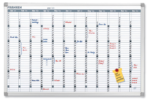 Franken Classic Year Planner Magnetic Grid 580x140mm W900xH600mm Ref VO-12